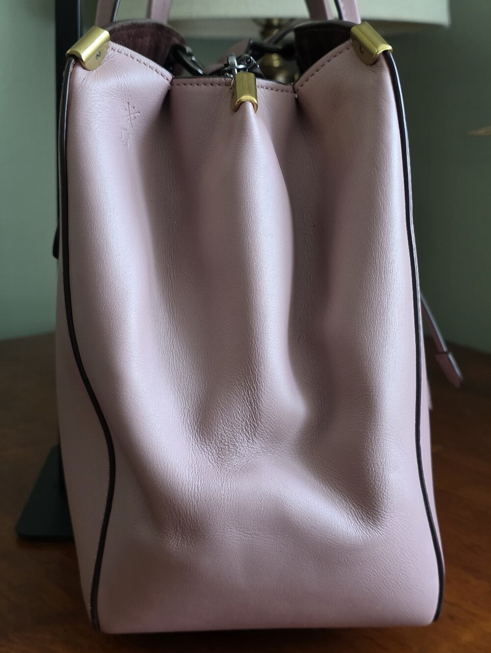 Coach 22821 Cooper Carryall Dusty Rose Glovetanned Leather Satchel Bag 1941 - Picture 5 of 16
